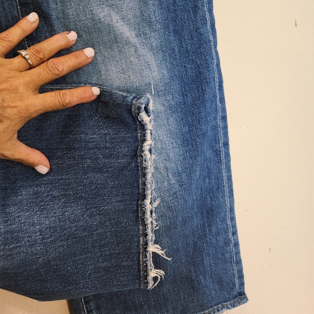 Madewell Wide-Leg Crop Jeans in Frida Wash womens Size 24 - Picture 12 of 16